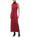 Staud Canal Merino Wool Midi Dress In Red
