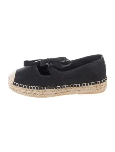 Pre-owned Staud Canvas Espadrille Sneakers In Blue