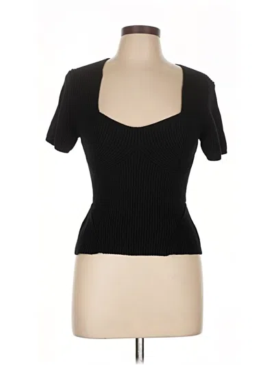 Pre-owned Staud Cardigan Sweater In Black