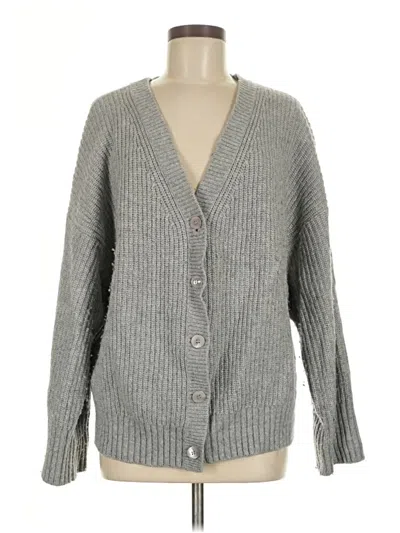 Pre-owned Staud Cardigan Sweater In Gray