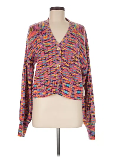 Staud Cardigan Sweater In Multi