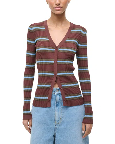 Staud Cargo Sweater In Brown