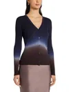 Staud Cargo Sweater Twilight Dip Dye In Multi