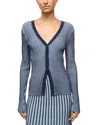 Staud Navy Cargo Cardigan In Navyclear