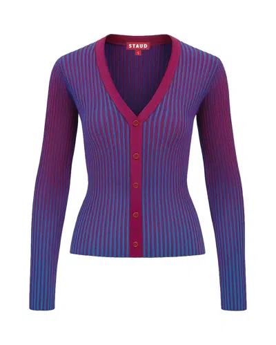 Staud Cargo Sweater In Purple