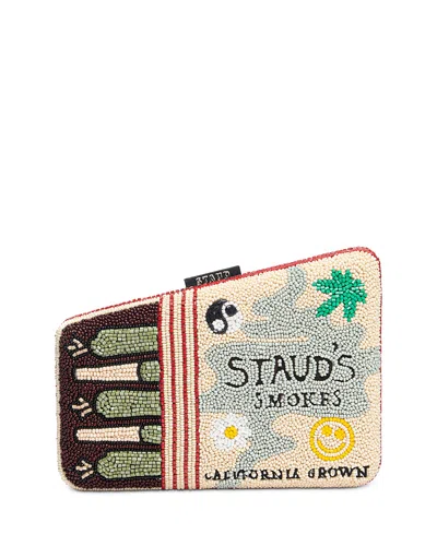 Staud Carmella Beaded Clutch In Multi