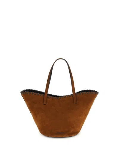 Staud Caro Bucket Bag In Brown