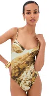Staud Caroline One Piece Cliffside In Multi