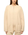 Staud Carry On Cardigan In Camel