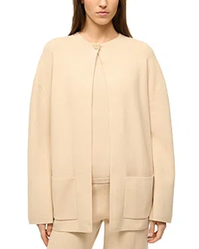 Staud Carry On Cardigan In Camel