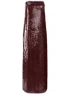 Staud Casey Strapless Sequin Maxi Dress In Brown