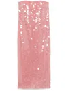 Staud Casey Midi Dress In Pink
