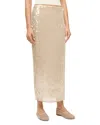 Staud Casey Sequined Midi Skirt In Moon In Moon