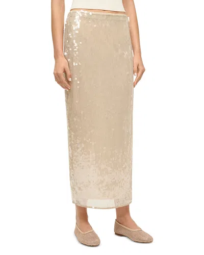 STAUD CASEY SEQUIN SKIRT