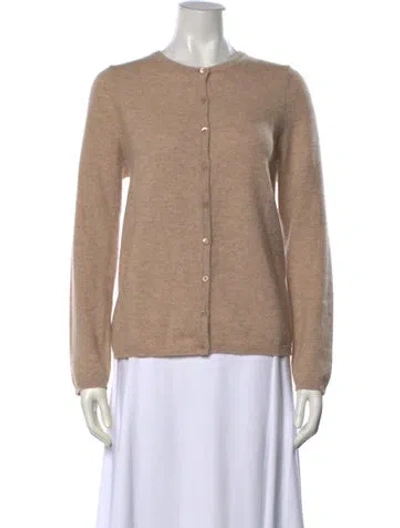 Pre-owned Staud Cashmere Crew Neck Sweater In Neutrals