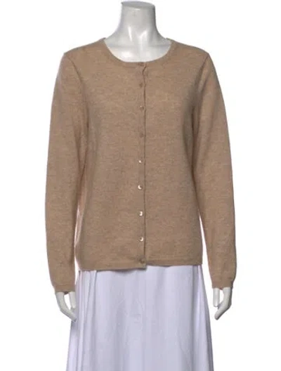 Pre-owned Staud Cashmere Crew Neck Sweater In Neutrals