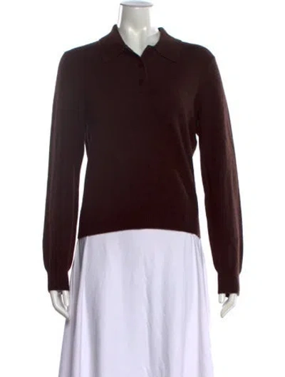 Pre-owned Staud Cashmere Sweater In Brown