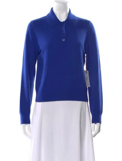 Pre-owned Staud Cashmere Sweater W/ Tags In Blue