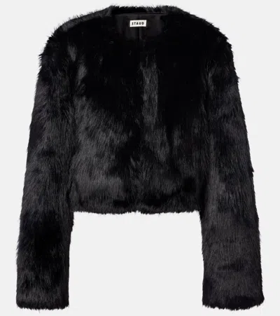 Staud Casimira Cropped Jacket In Black