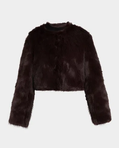 STAUD CASIMIRA FAUX FUR JACKET