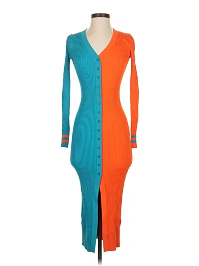 Pre-owned Staud Casual Dress In Blue