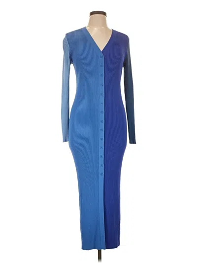 Pre-owned Staud Casual Dress In Blue