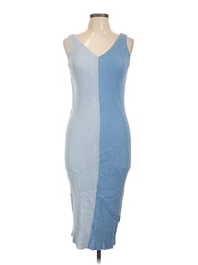 Pre-owned Staud Casual Dress In Blue