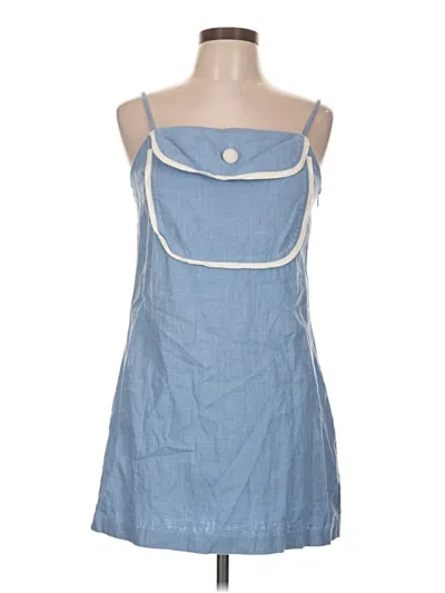 Pre-owned Staud Casual Dress In Blue