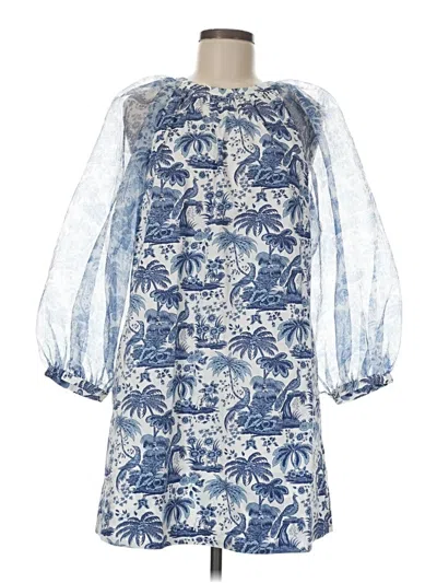 Pre-owned Staud Casual Dress In Blue