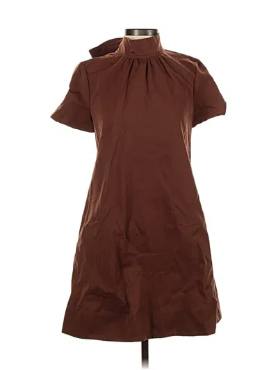 Pre-owned Staud Casual Dress In Brown