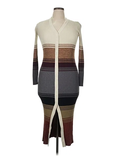 Pre-owned Staud Casual Dress In Gray