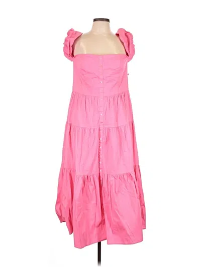 Pre-owned Staud Casual Dress In Pink