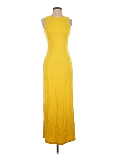 Pre-owned Staud Casual Dress In Yellow