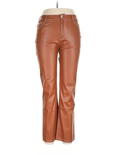 Pre-owned Staud Casual Pants In Brown