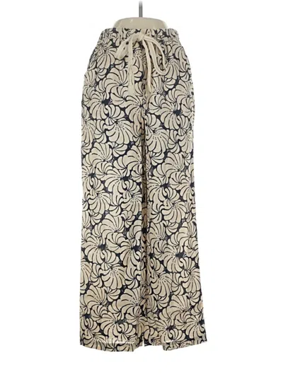 Pre-owned Staud Casual Pants In Ivory