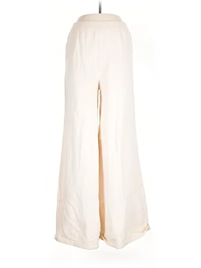Pre-owned Staud Casual Pants In White