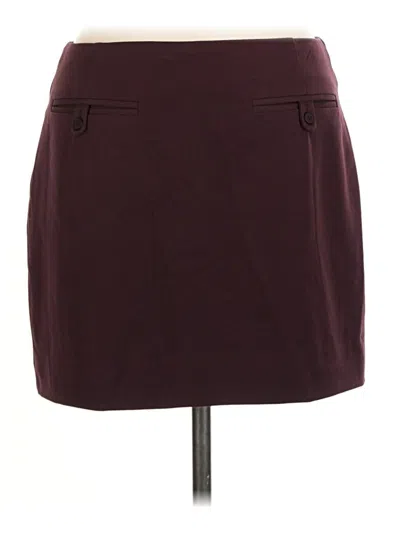 Pre-owned Staud Casual Skirt In Burgundy