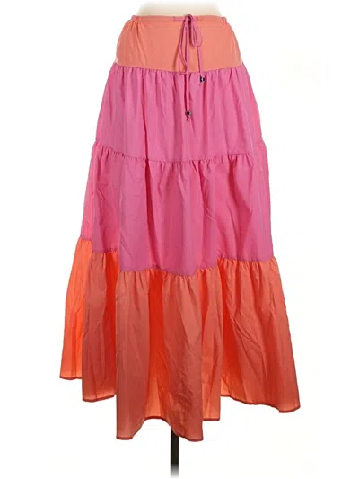 Pre-owned Staud Casual Skirt In Pink