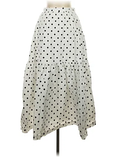 Pre-owned Staud Casual Skirt In White