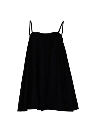 Staud Cecily Mini Dress In Black