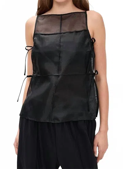 Staud Chandler Panelled Top In Black