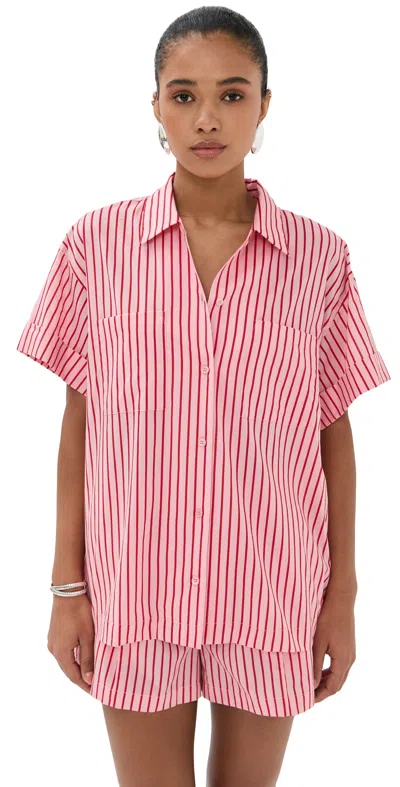 Staud Channing Top Montauk Stripe