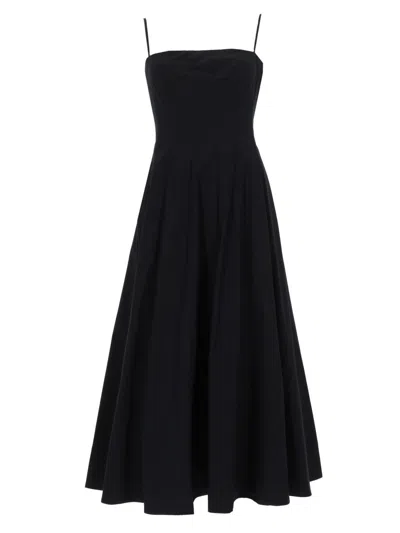 Staud Chic Mini Dress For Women In Black