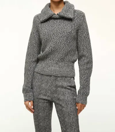 Staud Christopher Sweater In Black Melange