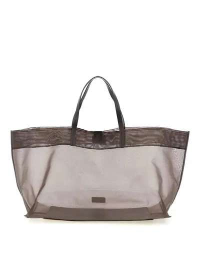 Staud Christos Large Shopping Bag In Brown