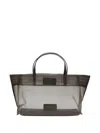 Staud Christos Mini Mesh Nylon Bag In Pattern