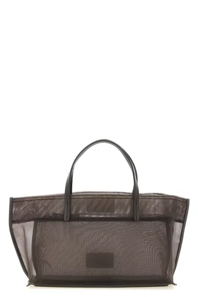 Staud 'christos' Mini Shopping Bag In Brown