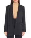 Staud City Longline Blazer In Black