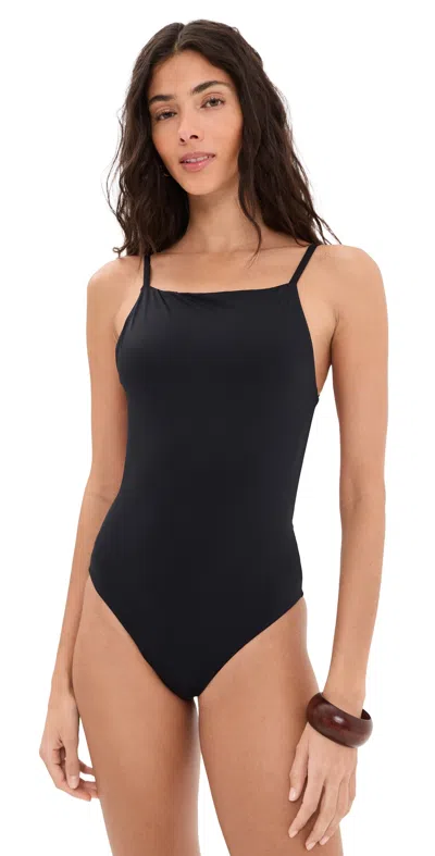 Staud Claudia One Piece Black/white