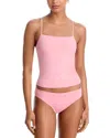 Staud Cleo Tankini Top In Pink